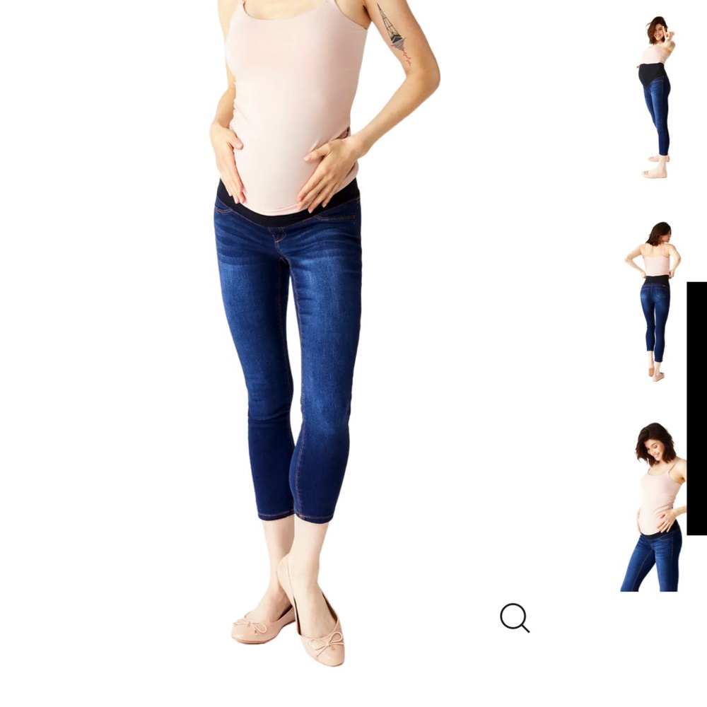 1822 Denim Skinny Ankle Maternity Jeans